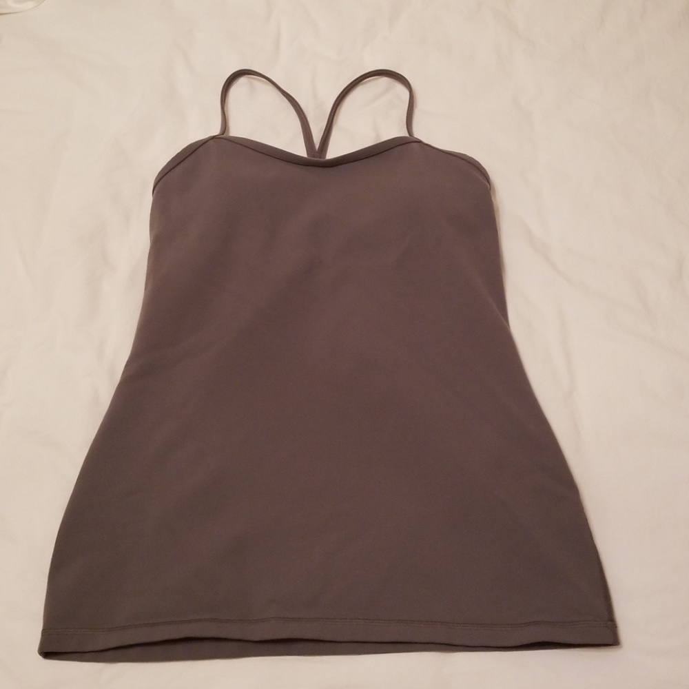 Lululemon grey work out top